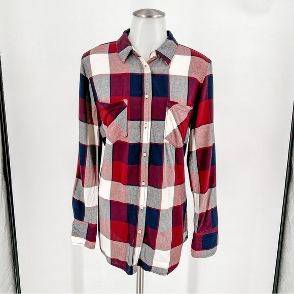 Merona Plaid Button Down Shirt - Picture 1 of 4